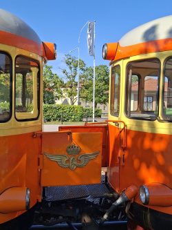 Nun kann man von Wagen zu Wagen gehen (darf aber nur der Zugführer/Schaffner)