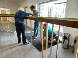 Einrichten der Module für einen sauberen Gleisübergang von einem zum anderen Modul