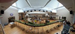 Ein Panorama vom fertigen Aufbau